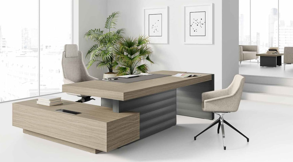 Scrivania A L VEVOR – Ampia, Moderna, Con Cassetti E Supporto CPU, Capacità 158.7kg, Per Ufficio E Studio