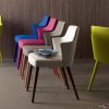 Angelina is an elegant office armchair with wooden frame designed by Dario Delpin. Visit the site and add other pieces from this collection for a complete look!