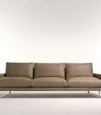 canapé cuir Umberto Asnago arrondi blanc chesterfield fixe places gris clair modulable noir original orange relax rouge taupe violet xxl i 4 mariani