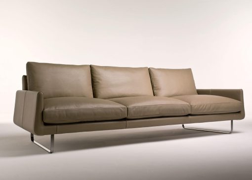 canapé cuir Umberto Asnago arrondi blanc chesterfield fixe places gris clair modulable noir original orange relax rouge taupe violet xxl i 4 mariani