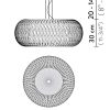 Kalatos pendant lamp - size