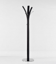 Appendiabiti in cuoio rigenerato, design Arter & Citton. Struttura in metallo, dettagli cromati, cuciture a vista. Consegna a domicilio. Vendita online.