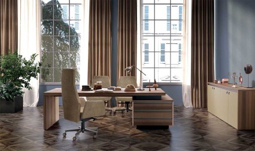 Matteo Nunziati's Kefa office furniture will furnish the most prestigious offices with its modern and luxurious style. Free delivery.