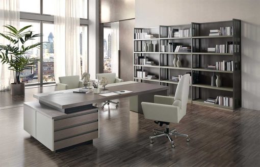 Matteo Nunziati's Kefa office furniture will furnish the most prestigious offices with its modern and luxurious style. Free delivery.