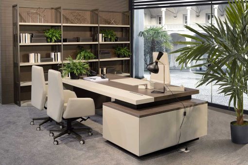 Matteo Nunziati's Kefa office furniture will furnish the most prestigious offices with its modern and luxurious style. Free delivery.