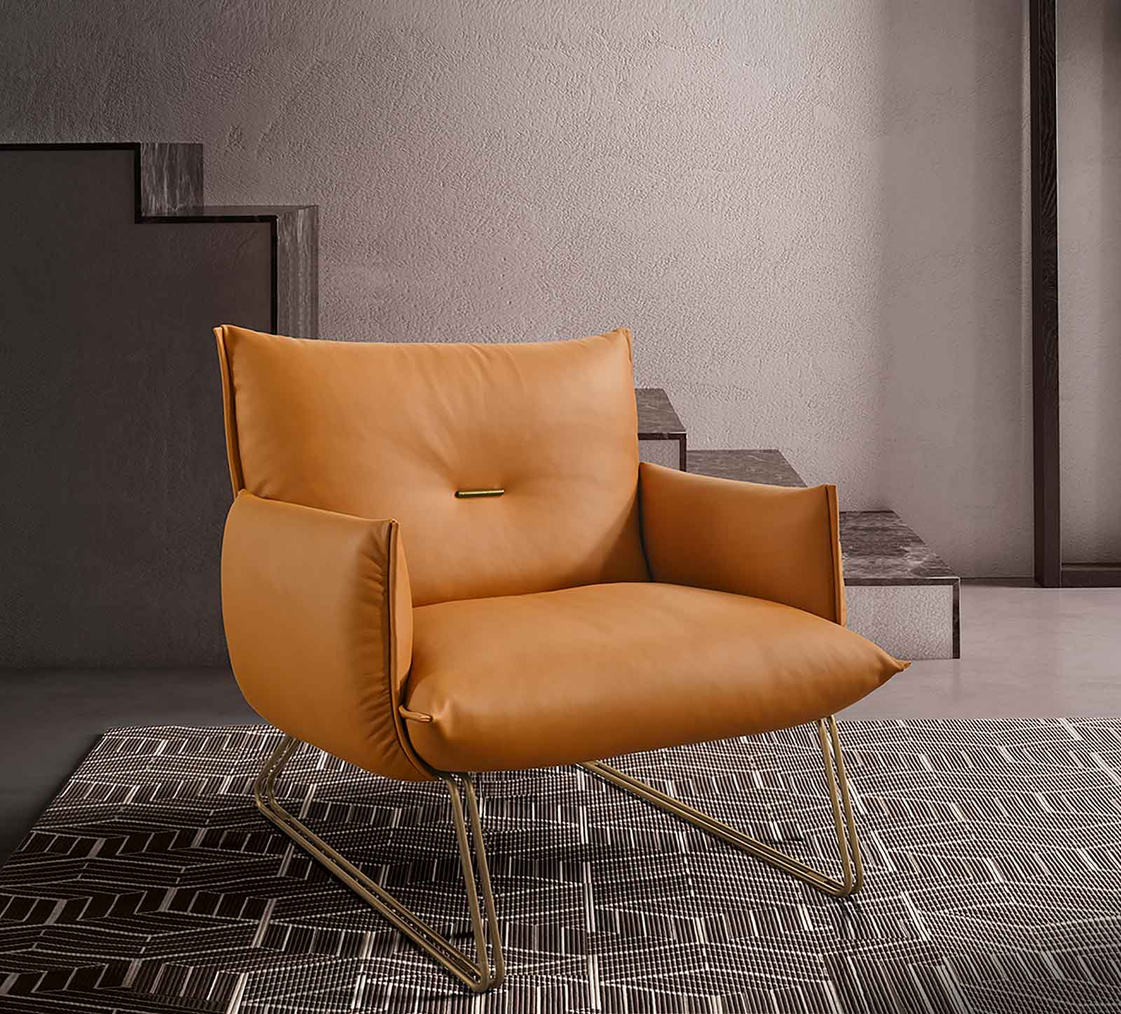 Margot Leather Armchair  Shop Online  Italy Dream Design