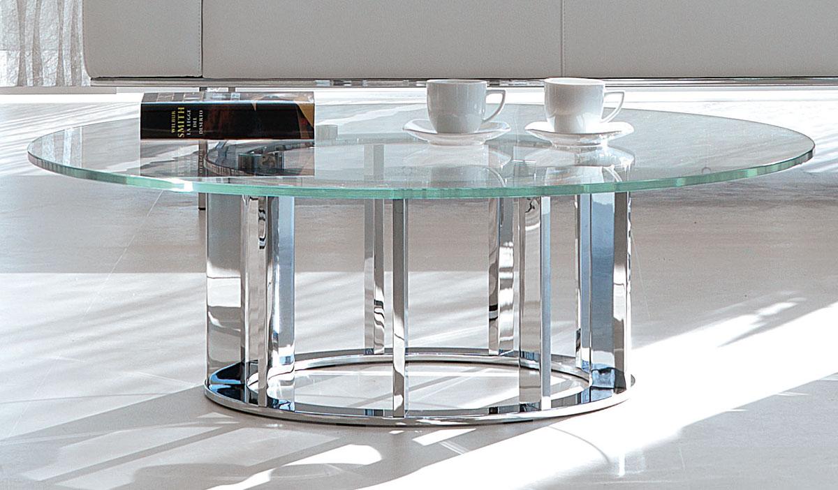 Petite table basse ronde transparente : ici au meilleur prix