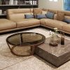 Table basse en marbre et cristal. Vente en ligne de tables basses et objets design et contemporains made in italy avec livraison gratuite.