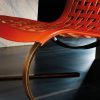 poltrona pelle bianca rossa nera mucca poltroncina camera letto salotto cucina ingresso moderna vintage arredamento casa moderno bar alberghi design hotel