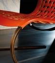 poltrona pelle bianca rossa nera mucca poltroncina camera letto salotto cucina ingresso moderna vintage arredamento casa moderno bar alberghi design hotel