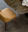 Majestic ceramic dining table, sculptural and elegant. Made in Italy with the best know-how and materials. Design by Riccardo Buscato. Free home delivery.