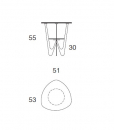 Tavolino alto con doppio ripiano. Struttura in metallo e top in ceramica. Arredamento moderno, vendita online e consegna a domicilio. 100% made in Italy.