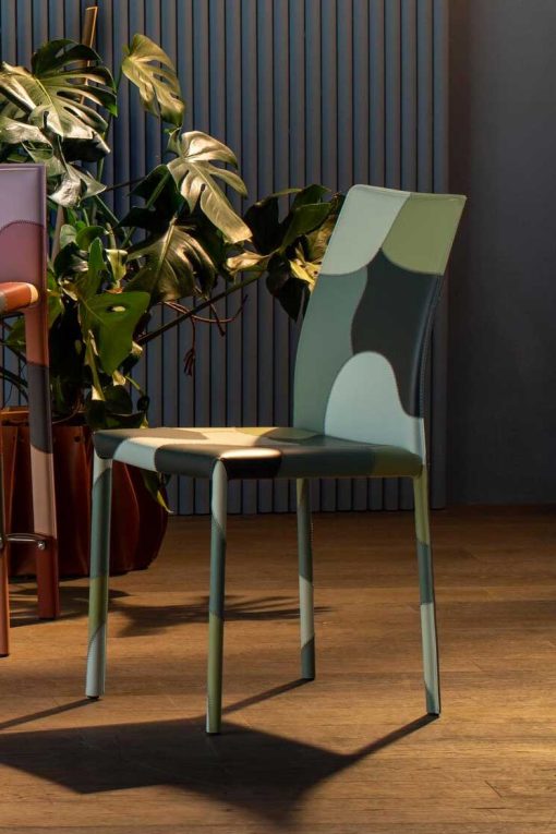 Our selection of patchwork leather coated chairs offers a wide range of dining room chairs available in different colours. Shop now for patchwork chairs.