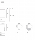 Plurimo square transformable table. Design by Hanno Giesler