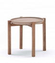 PONG Low coffee table in solid ash wood