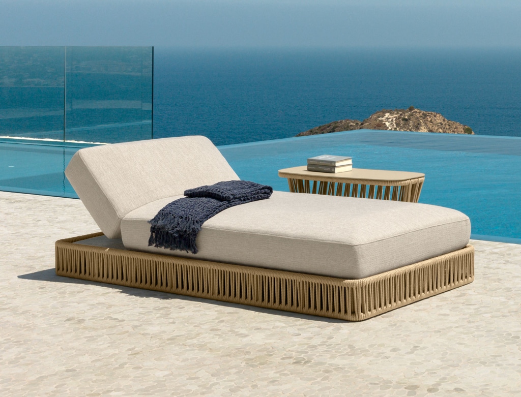 Reef sunbed, outdoor lounger Online shopping Italy Dream Design