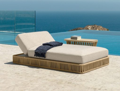 An outdoor lounger for the most demanding people. Ludovica and Roberto Palomba created a magnificent luxurious sunbed. Online shopping and free delivery.