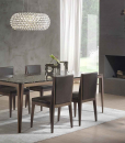 Table de repas rectangulaire en bois et marbre. Vente en ligne de tables design haut de gamme made in italy avec livraison gratuite. Ameublement de luxe.