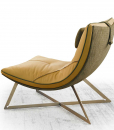 Scarlett Chaise Longue in pelle