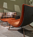 Scarlett Chaise Longue in pelle