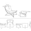 Chaise longue en cuir crème made in italy. Vente en ligne de meubles et fauteuils relax design haut de gamme avec livraison gratuite.
