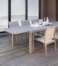 table de jardin aluminium exterieur rectangulaire salon piscine jardin terrasse yacht bar ameublement design haut de gamme mobilier meuble contemporains