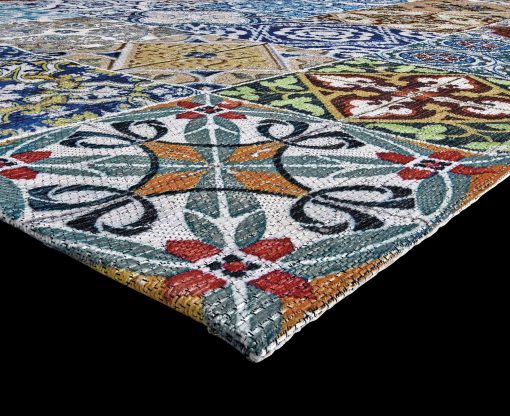 Sicily Multi stuoia tappeto rettangolare