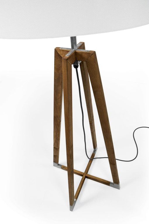 Starship lampada da esterno in teak ed acciaio. Illuminazione da giardino di alta qualità. Acquista online l'arredamento da esterno più lussuoso.
