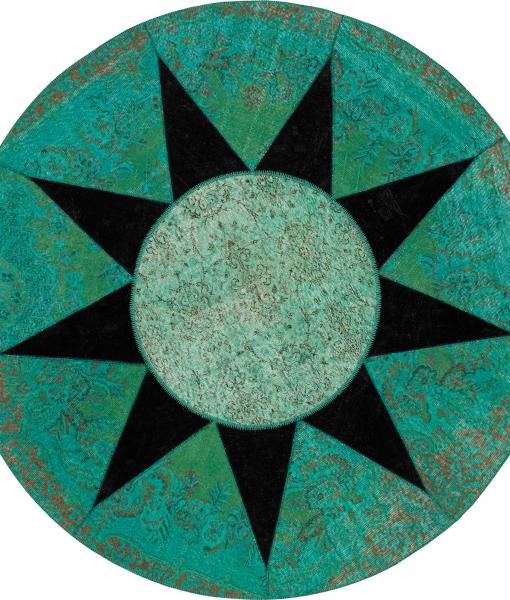 Star Contemporary Luxury Round Rug Italy Dream Design Star Contemporary Luxury Round Rug, Contemporary Round Rugs