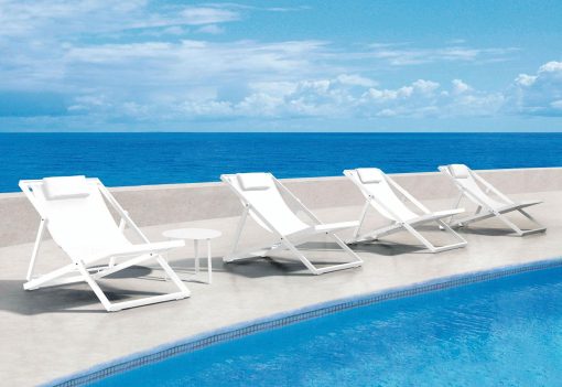 Tann is a modern deck chair that makes a perfect addition to any outdoor setting. Shop online for luxury deck chair or high quality pool lounge chairs.