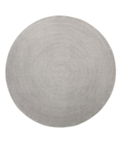 Round grey rug, Cortina Sfera Grey, 9 mm pile