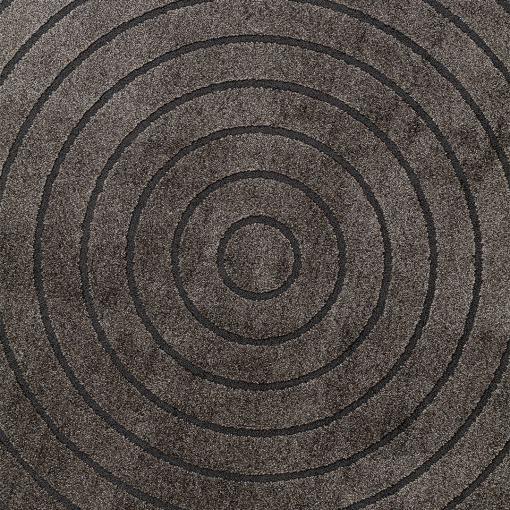 Tappeto rotondo Cortina Sfera Taupe: caldo, equilibrato, versatile