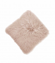 Squared, cm. 40 x 40, soft and warm. Tibet Mongolia leather pillow is perfect to complete your sofa or armchair with a touch of sweetness. Free shipment.