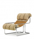 Due colori per un'armonia o un contrasto originali. Tucroma è una lussuosa chaise longue in pelle e acciaio cromato di Guido Faleschini. Consegna gratuita.