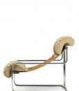 Due colori per un'armonia o un contrasto originali. Tucroma è una lussuosa chaise longue in pelle e acciaio cromato di Guido Faleschini. Consegna gratuita.