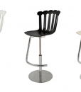 Tulip, entièrement réalisé artisanalement en Italie est un tabouret contemporain de bar. Ce tabouret réglable et confortable est disponible in 3 couleurs.