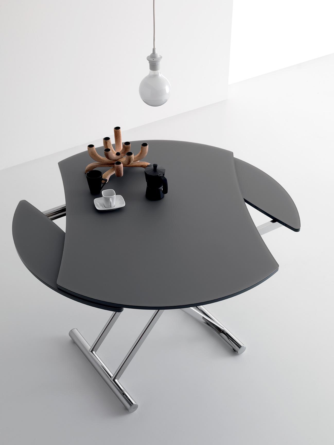 Up and Down table is designed for those who love dynamic shapes. Discover our adjustable height coffee table, attractive items of furniture that are sturdy and durable.