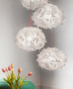 An original and beautiful suspension light made in Italy with recyclable technopolymers. Several colours available. Worldwide home delivery.
