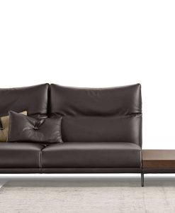 Wolf linear leather sofa