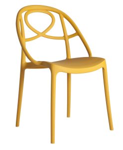 Arabesque est une chaise de salle à manger en polypropylène qui attire les regards grace à design raffiné et intrigant. Achat en ligne chaises haut de gamme.