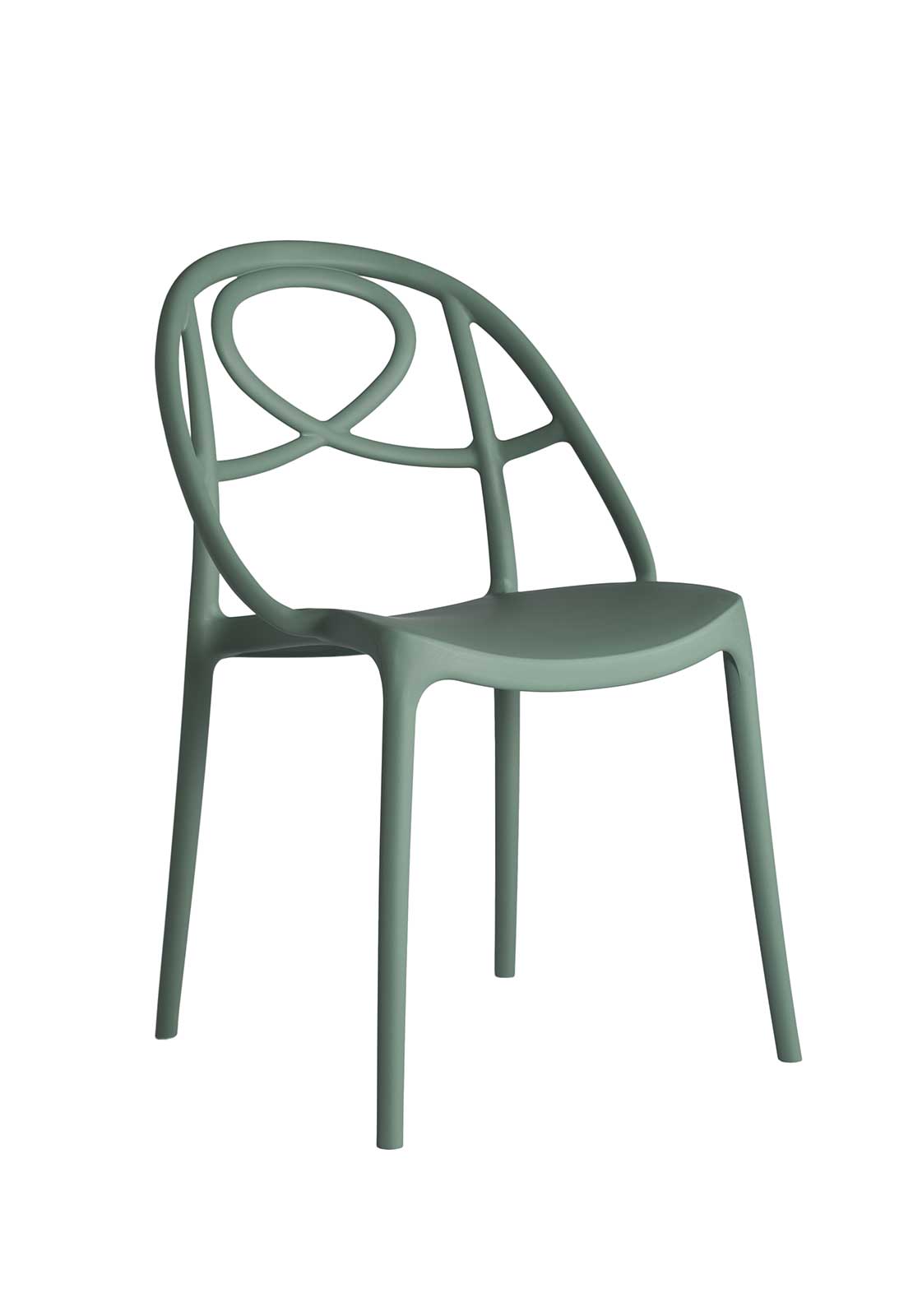 Arabesque est une chaise de salle à manger en polypropylène qui attire les regards grace à design raffiné et intrigant. Achat en ligne chaises haut de gamme.
