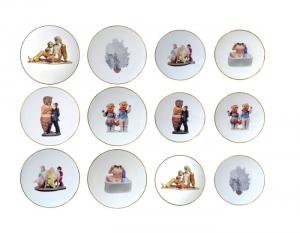 Jeff Koons e Bernardaud - piatti in porcellana di Limoges