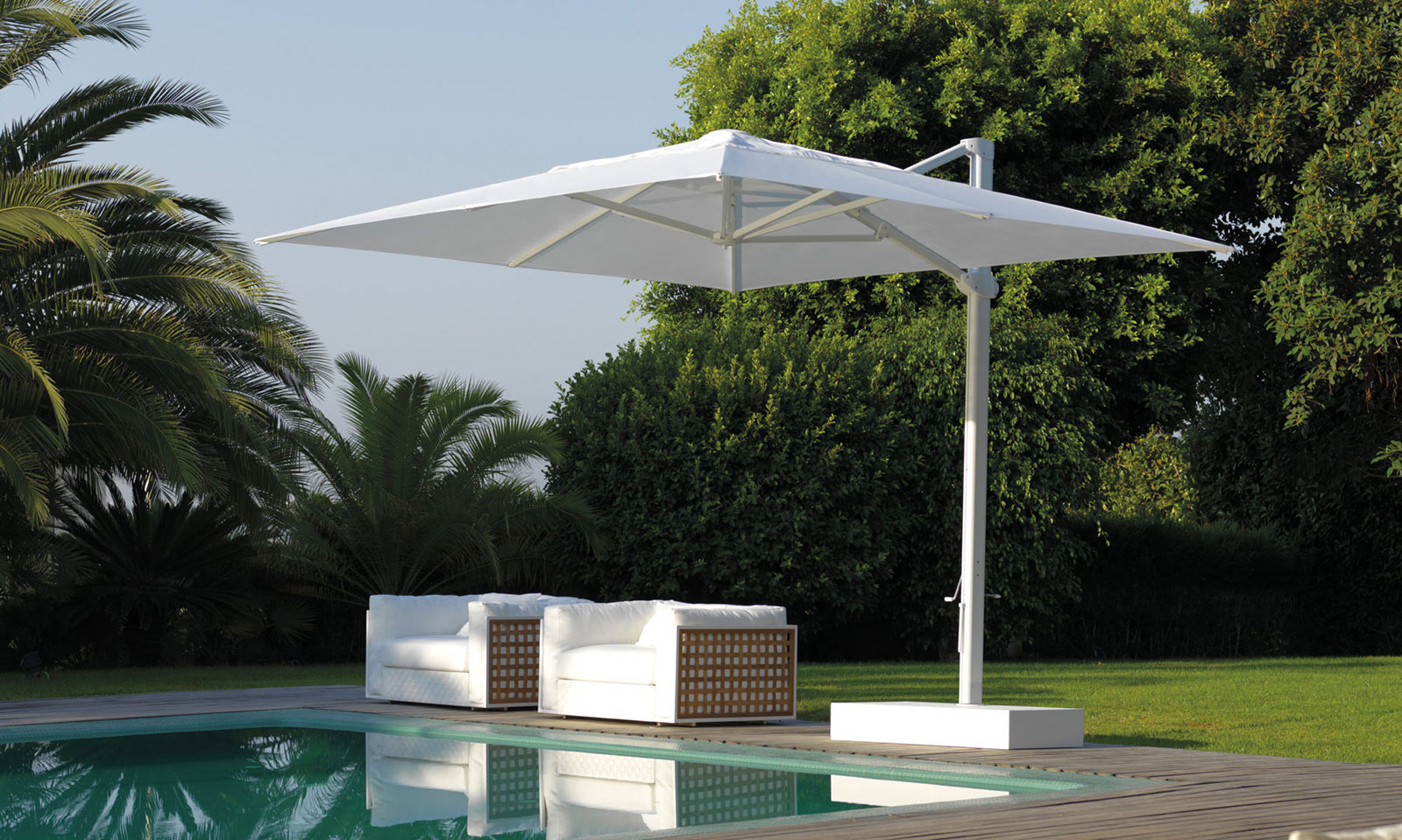 twaalf verkrachting Durf Atene 3x4 decentralized parasol - Shop Online | Italy Dream Design