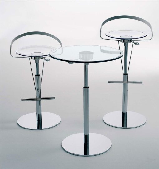 Swivel and adjustable bar stool, stool bar black light dark brown kitchen grey backrest transparent stores shops design delivery house italia market makers manufacturers quality websites