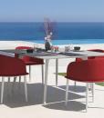 fauteuil d extérieur ameublement design haut de gamme jardin luxe moderne en ligne mobilier meuble contemporains vente site italiens qualité aluminium chaise