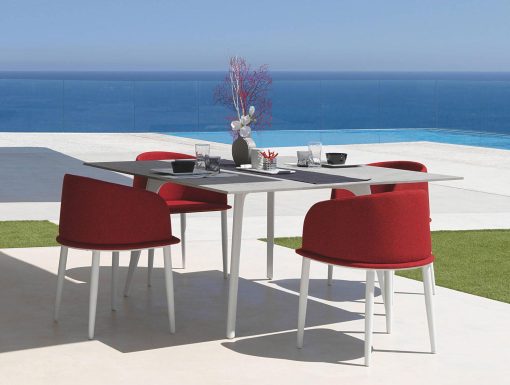 poltrona da esterno giardino made in italy design prezzi arredamento casa moderno alberghi hotel ristorante lusso marco acerbis sedia da pranzo rossa yacht