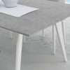 table d' extérieur de repas carrée ameublement design haut de gamme jardin luxe moderne en ligne meuble site italiens qualité aluminium ciment