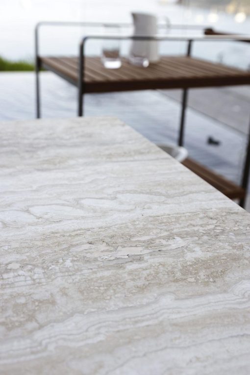 rectangular table outdoor made in italy manufacturer design garden luxury quality retailers websites garden table marble travertine