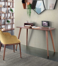 Scrittoio console made in Italy in legno massello di noce Canaletto. Vendita online di mobili design made in Italy con consegna a domicilio gratuita.