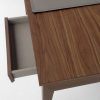 Dad is a personal wood desk that combines design, elegance and functionality. Enjoy a beautiful traditional look with smart features with this home or office desk.